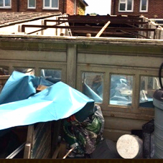 Asbestosgarage Roof